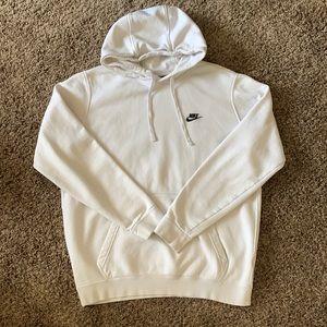 Mens L White Athletic fit Nike hoodie